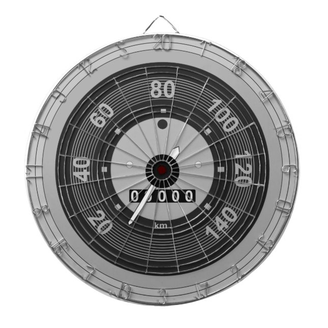 Car Speedometer Tachometer Dartboard (Front)