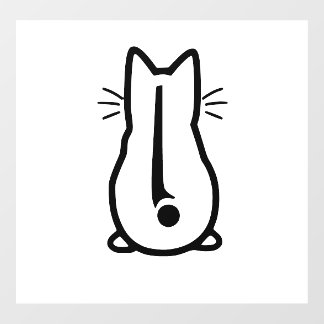 Car Sticker - Cat Design