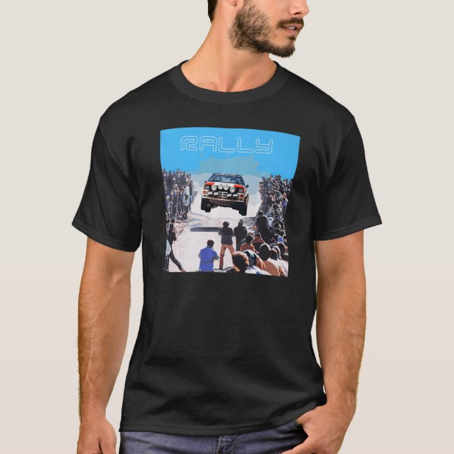 Car Street DriftING Race group b era 4wd art portr T-Shirt (Front)