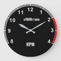 Car Tachometer Clock - Auto Mechanic Garage Clock