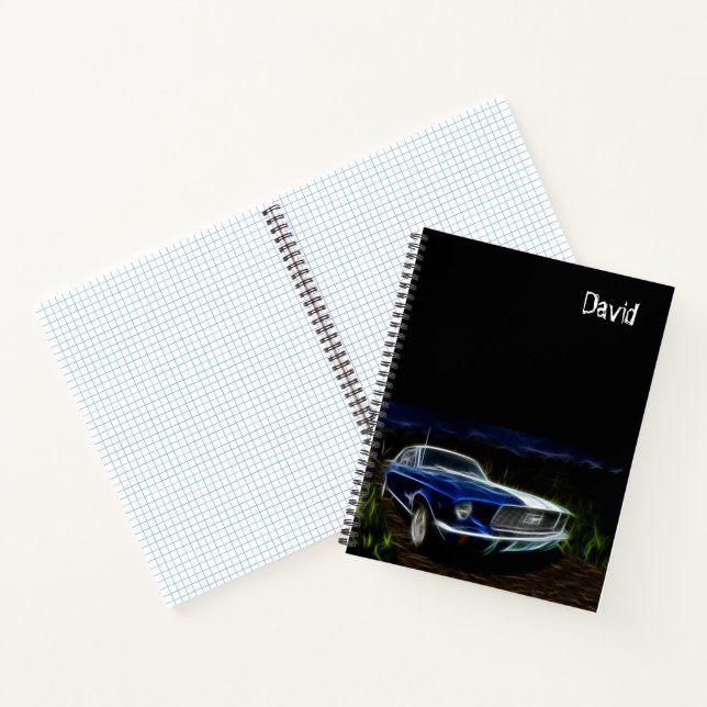 Car Themed Personalised Notebook (Inside)
