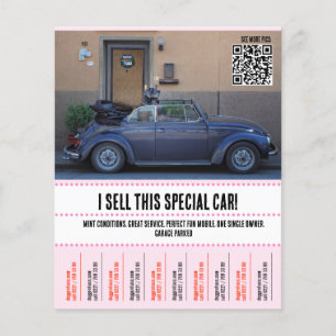 Car to sell flyer