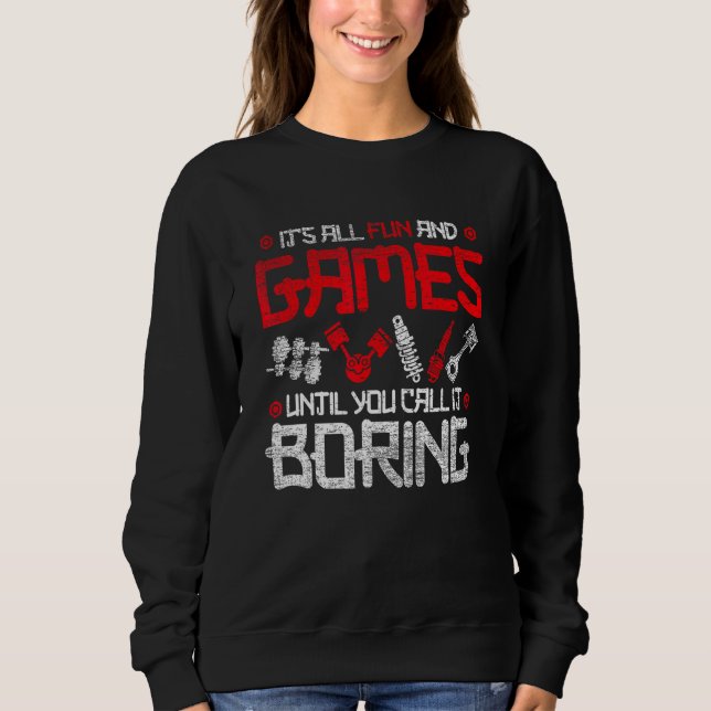 Car Tuning Motorsport Sweatshirt (Front)