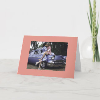 Car Valentine Holiday Card