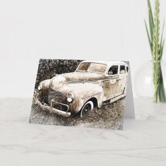 Car Vintage Car All Occasion Greeting Card