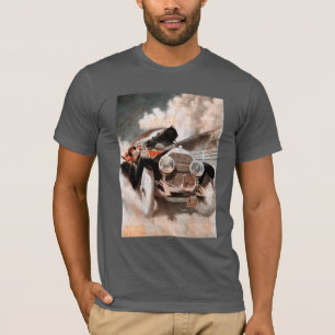 Car vs Train by William Harnden Foster T-Shirt