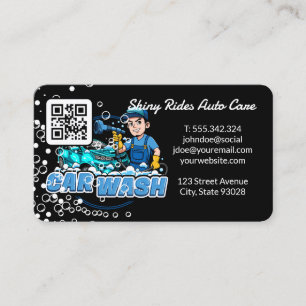 Car Wash and Detailing   Auto Services Business Card