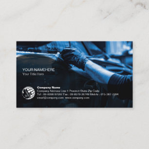 Car Wash Auto Detailing Business Card