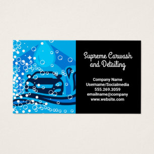 Car Wash Cleaning Service Bubbles