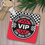 Car Wash Club - Racing Chequered Flag Rewards Key Ring<br><div class="desc">Industry Specific Rewards Keychain for a Car Wash Business --- A trinket to advertise a Car Wash Club for free car washes. One idea: Receive 12 car upgraded washes at the standard price. This can be used for a car wash business or gas station that has car wash services. Check...</div>