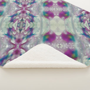 Car Wash Colors Sherpa Blanket