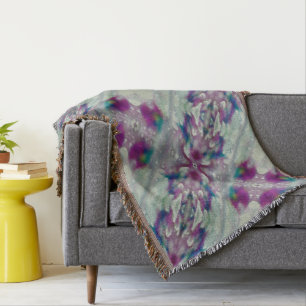 Car Wash Colours Throw Blanket