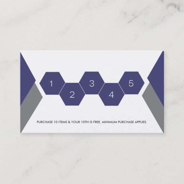 Car Wash Customer Rewards Business Card (Front)