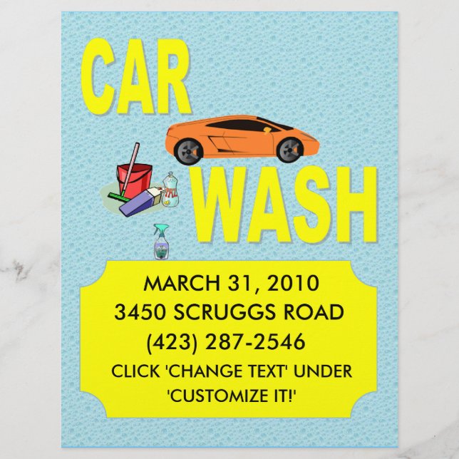 CAR WASH FLYER (Front)