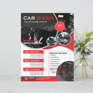 Car Wash Flyer Template