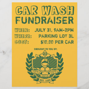 Car Wash Fundraiser Flyer