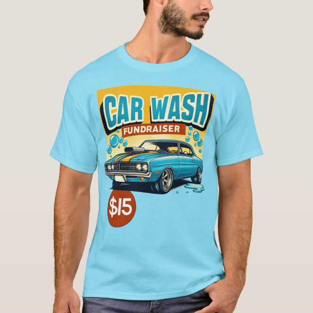 Car Wash Fundraiser T-Shirt (Front)