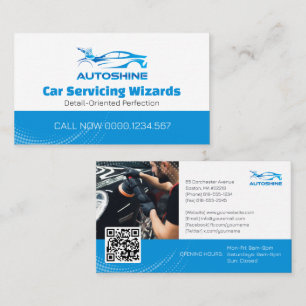 Car Wash Services   Professional Business Card