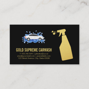 Car Wash Splash Auto Service Business Card