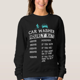 Car Washing Automotive Mechanic Hand Cleaner Auto Sweatshirt