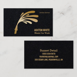 Car Washing Business Card