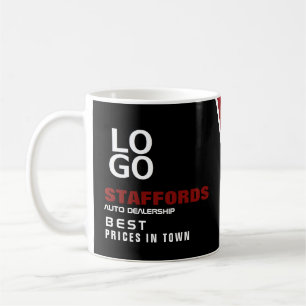 Car Wheel Design, Auto Dealership Advertising Coffee Mug