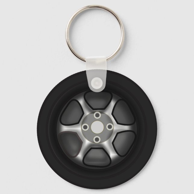 Car Wheel Key Ring (Front)