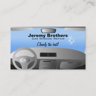 Car Window Repair Business Cards