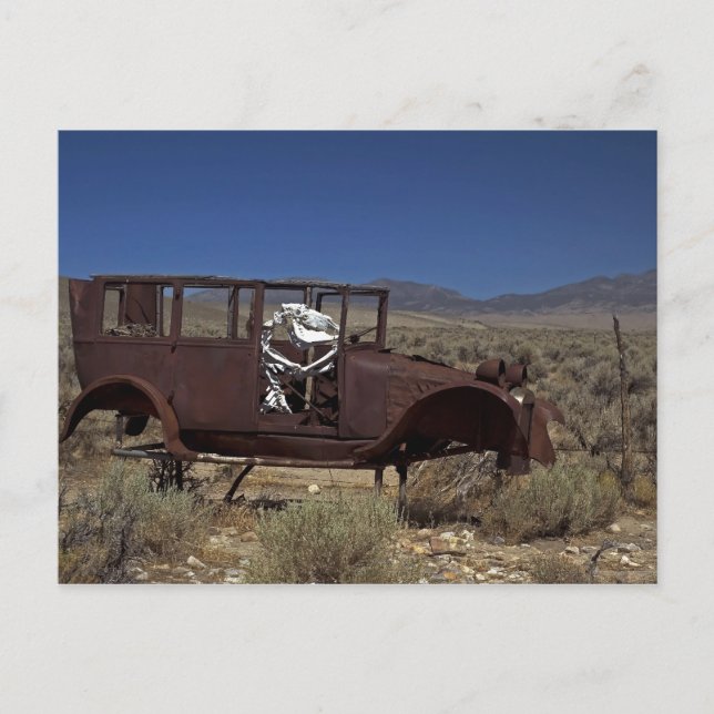 Car With No Name Postcard (Front)