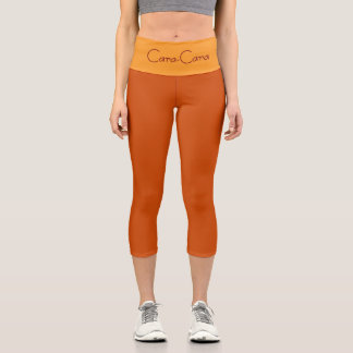 "CARA-CARA" Custom High-Waisted Capri Pants