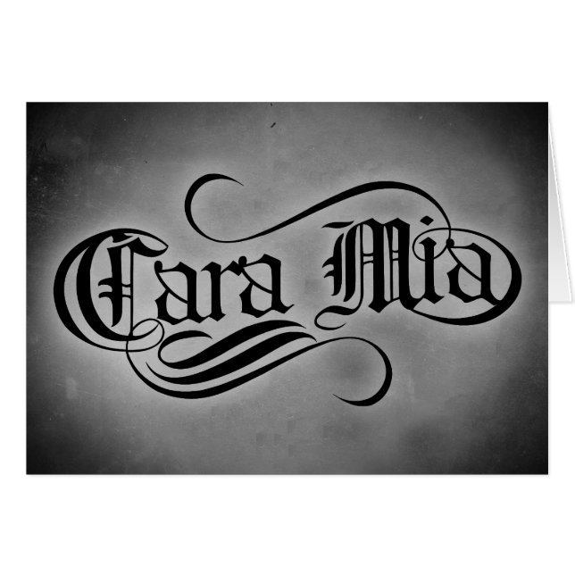 Cara Mia (My Beloved) (Front Horizontal)