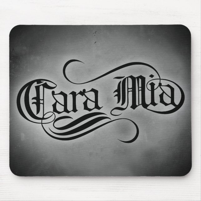Cara Mia (My Beloved) Mouse Pad (Front)