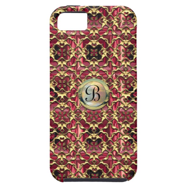 Cara Monogram Baroque Case-Mate iPhone Case (Back)