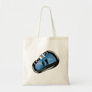 Carabiner Hiking Climbing Bouldering Outdoors Tote Bag