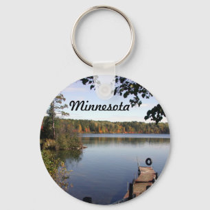 Carabou lake MN Key Ring