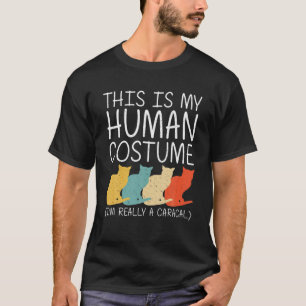Caracal Halloween Human Costume Cat Kitty Easy DIY T-Shirt