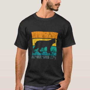 Caracal  Wild Cat Vintage Retro Caracal Cat Lynx T-Shirt