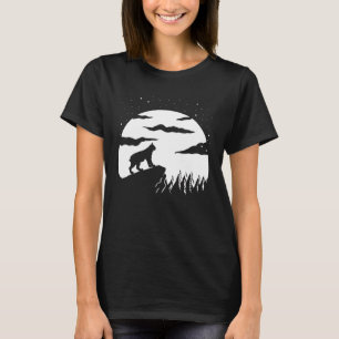 Caracal Wild Moon Galaxy Night Caracal Cat Lynx Wi T-Shirt