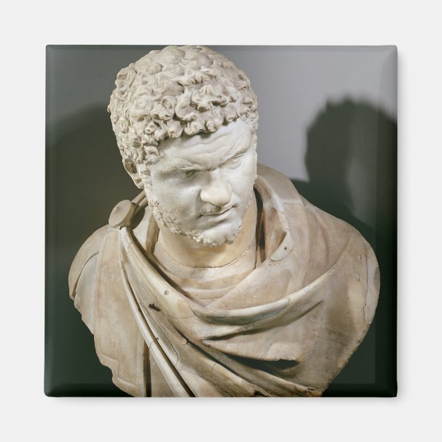 Caracalla, Roman marble cuirassed bust, 212-217 AD Magnet (Front)