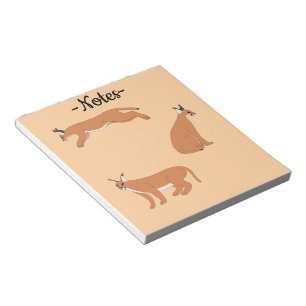 Caracals  notepad