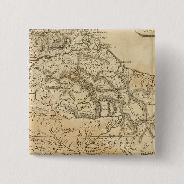 Caracas, Guiana 15 Cm Square Badge (Front)