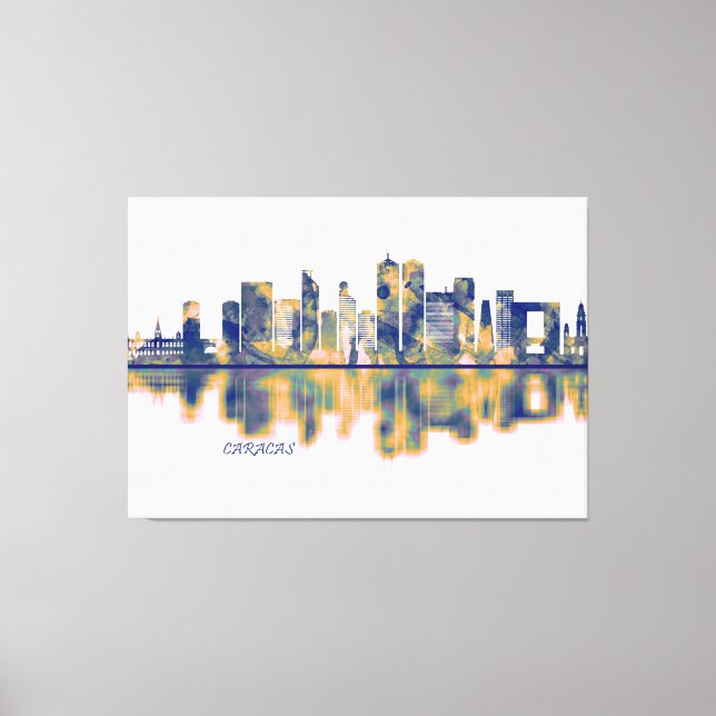 Caracas Skyline Canvas Print (Front)
