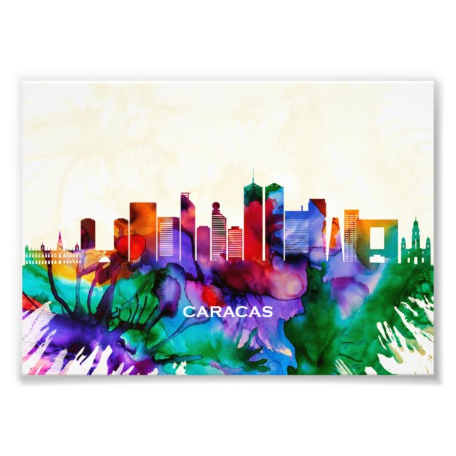 Caracas Skyline Photo Print (Front)