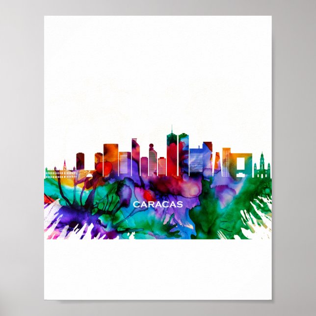 Caracas Skyline Poster (Front)