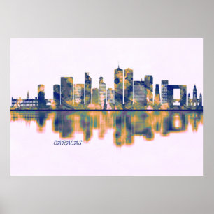 Caracas Skyline Poster