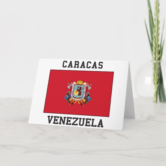 Caracas, Venezuela Card (Front)
