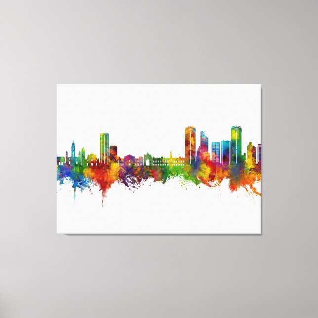 Caracas Venezuela Skyline Canvas Print (Front)