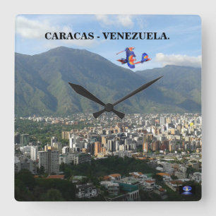 CARACAS WALL CLOCK - VENEZUELA.