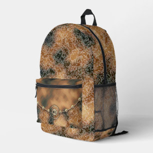 Caramel and Chocolate Brown Backpack