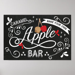 Caramel Apple Bar Event Sign